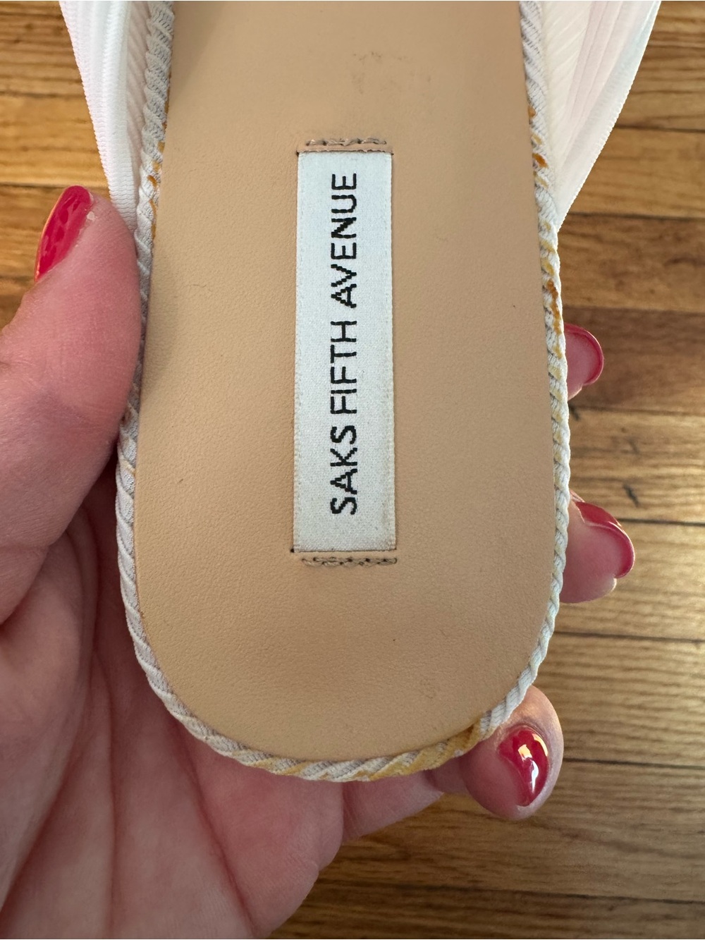 Saks Fifth Avenue Women's Knot Slide Sandals - Picture 2 of 4